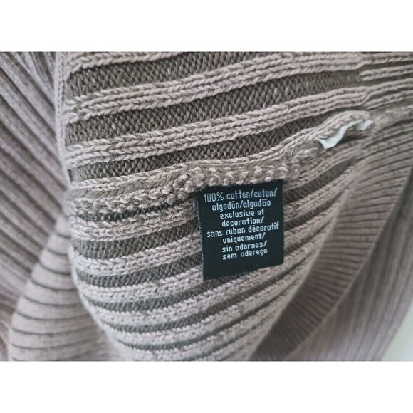 Calvin Klein Jeans Mens Ash Pink Sweater Mock Neck 1/4 Zip Long Sleeve M - Picture 6 of 8